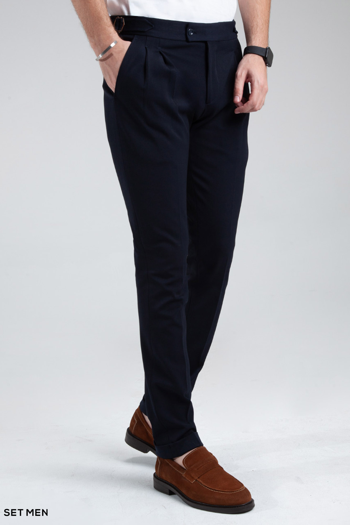 شلوار پارچه ای مردانه پیل دار