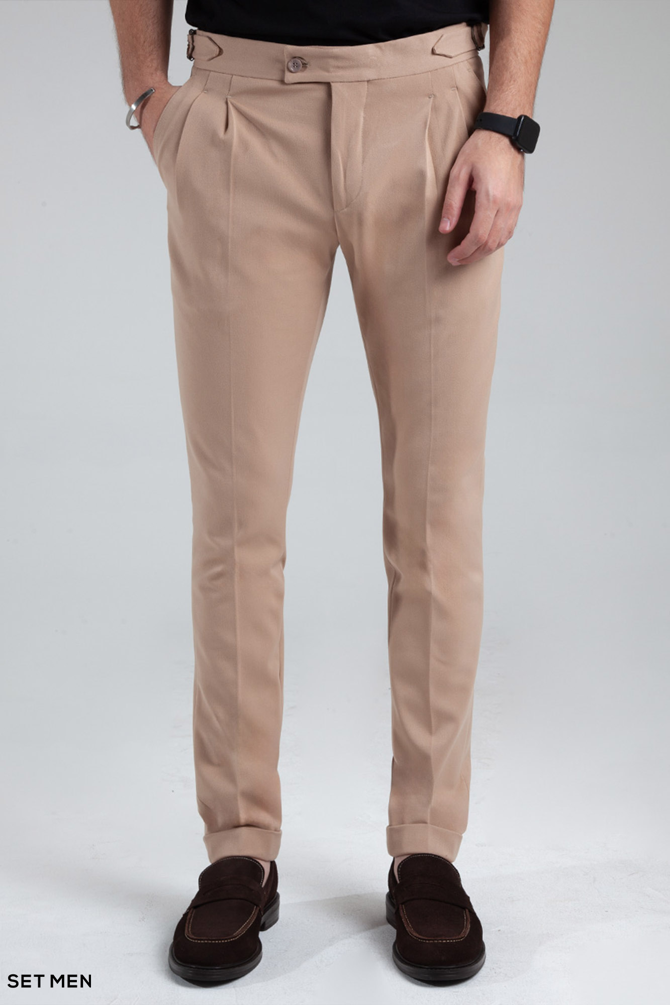 شلوار پارچه ای مردانه پیل دار