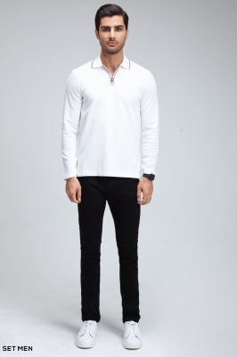 بلوز یقه زیپ دار