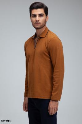 بلوز یقه زیپ دار