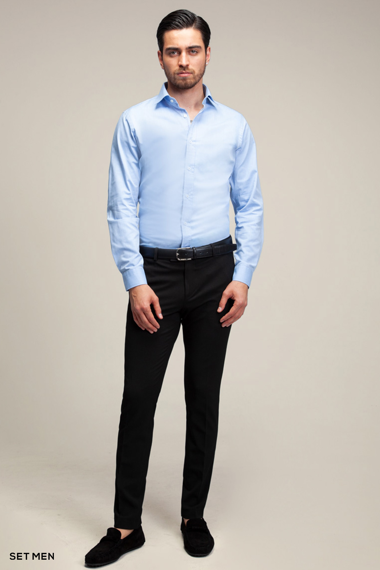 پیراهن مردانه آستین بلند ساده ست من