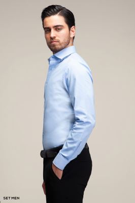 پیراهن مردانه آستین بلند ساده ست من