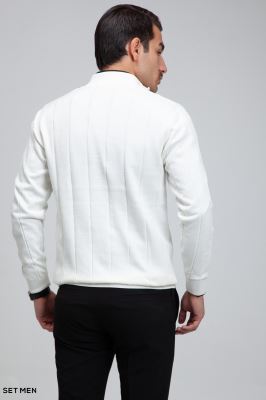 بافت مردانه نیم زیپ دیپلمات