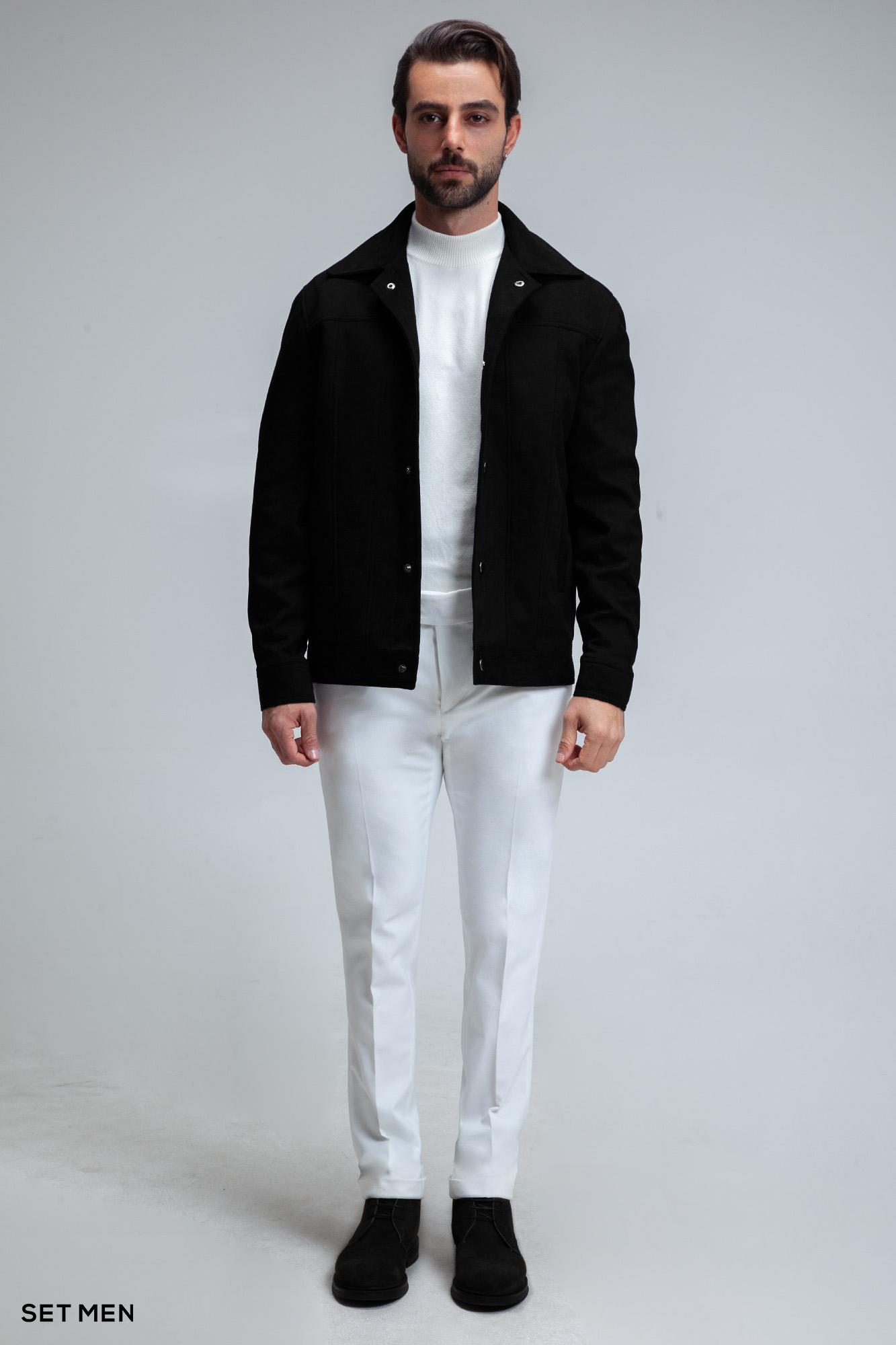 کاپشن جیر دکمه دار