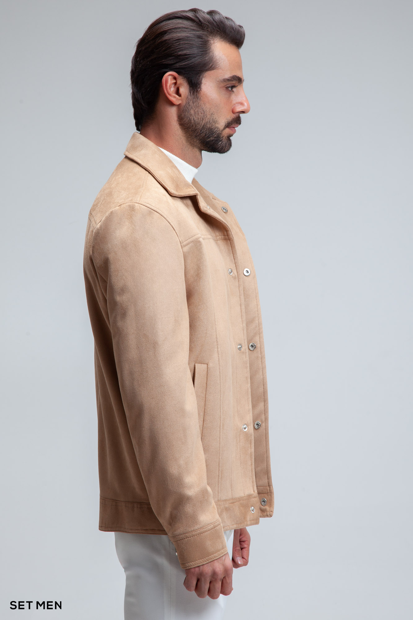 کاپشن جیر دکمه دار