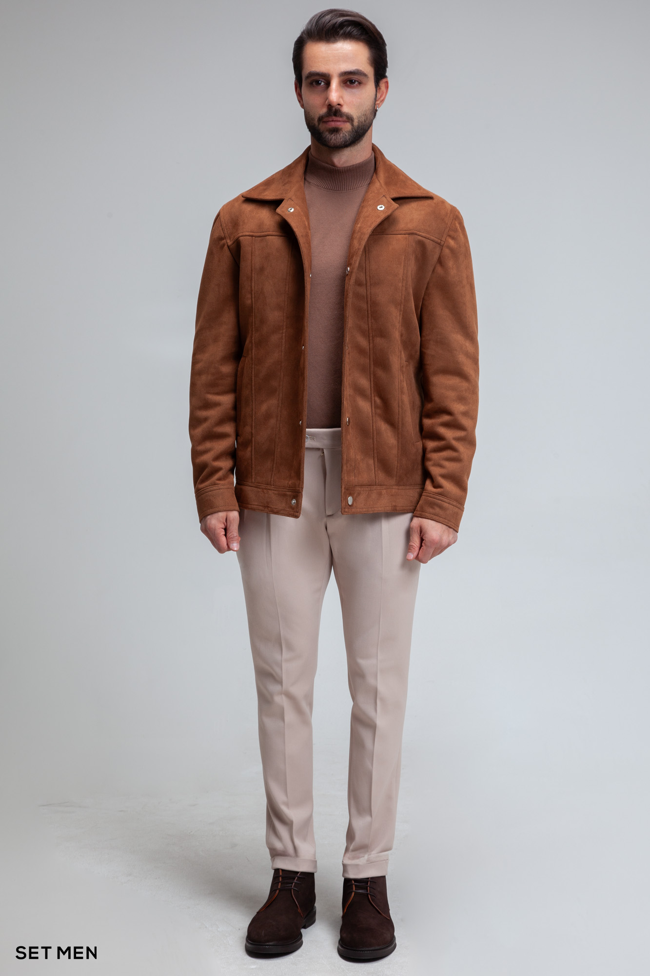 کاپشن جیر دکمه دار