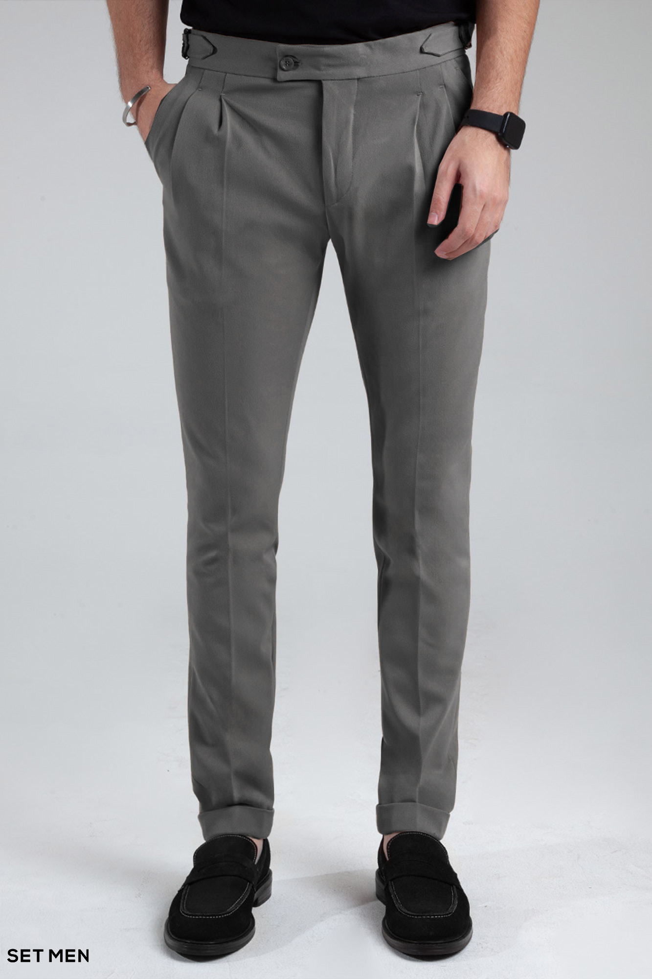 شلوار پارچه ای مردانه پیل دار