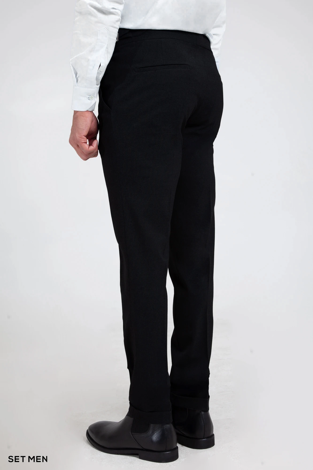 شلوار پارچه ای مردانه کمر پهن ایتالیایی