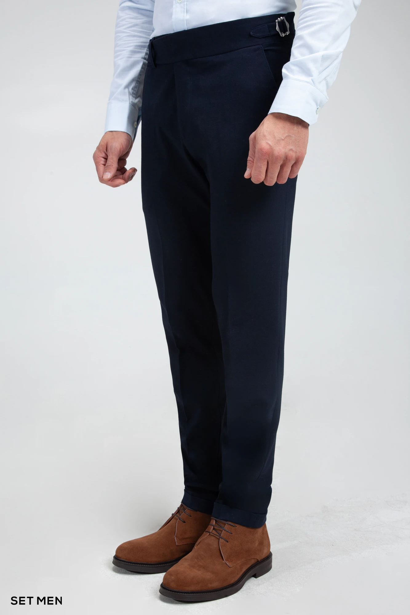 شلوار پارچه ای مردانه کمر پهن ایتالیایی