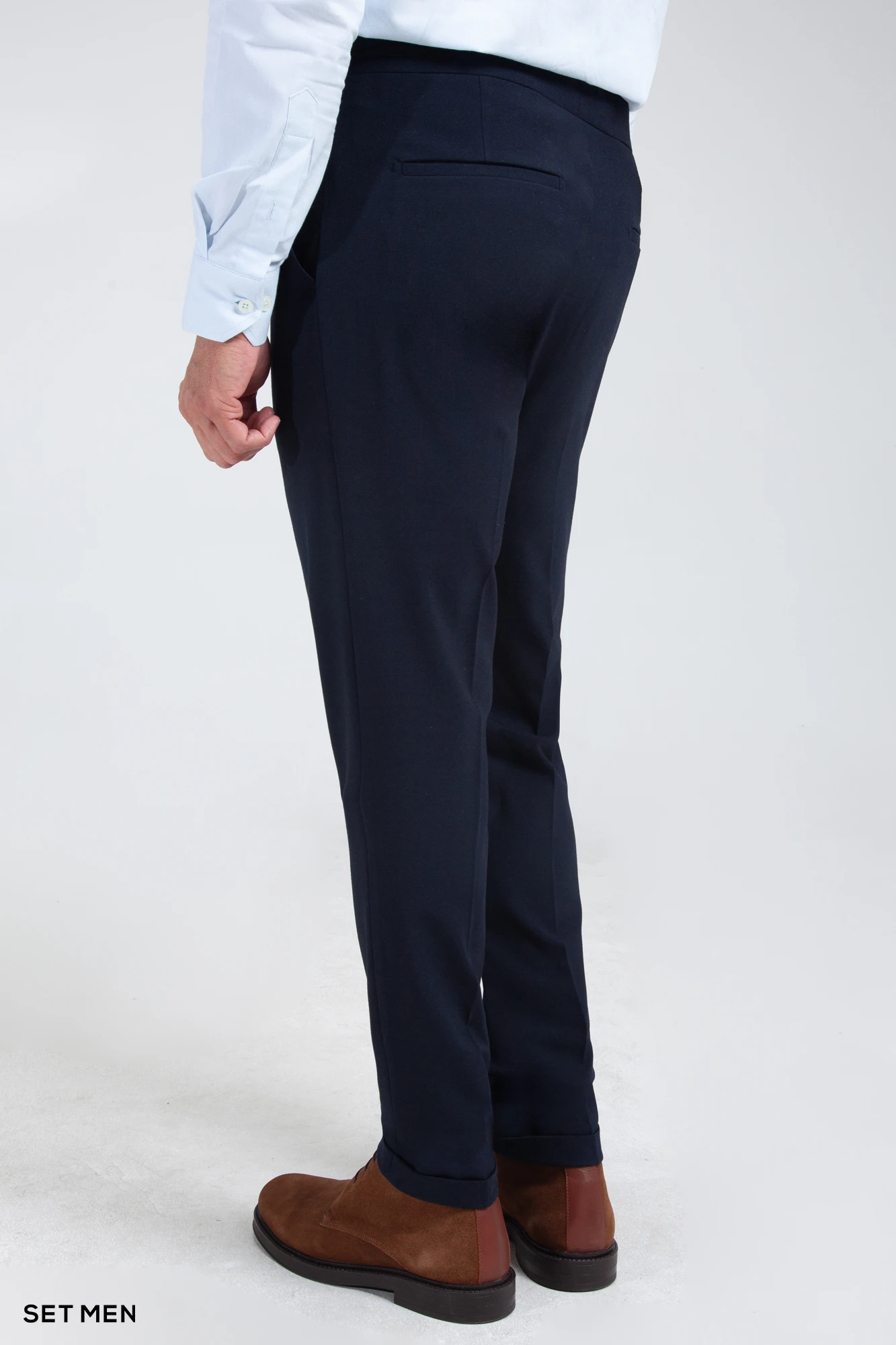 شلوار پارچه ای مردانه کمر پهن ایتالیایی