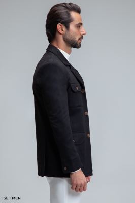 کت تک مردانه سافاری جیر