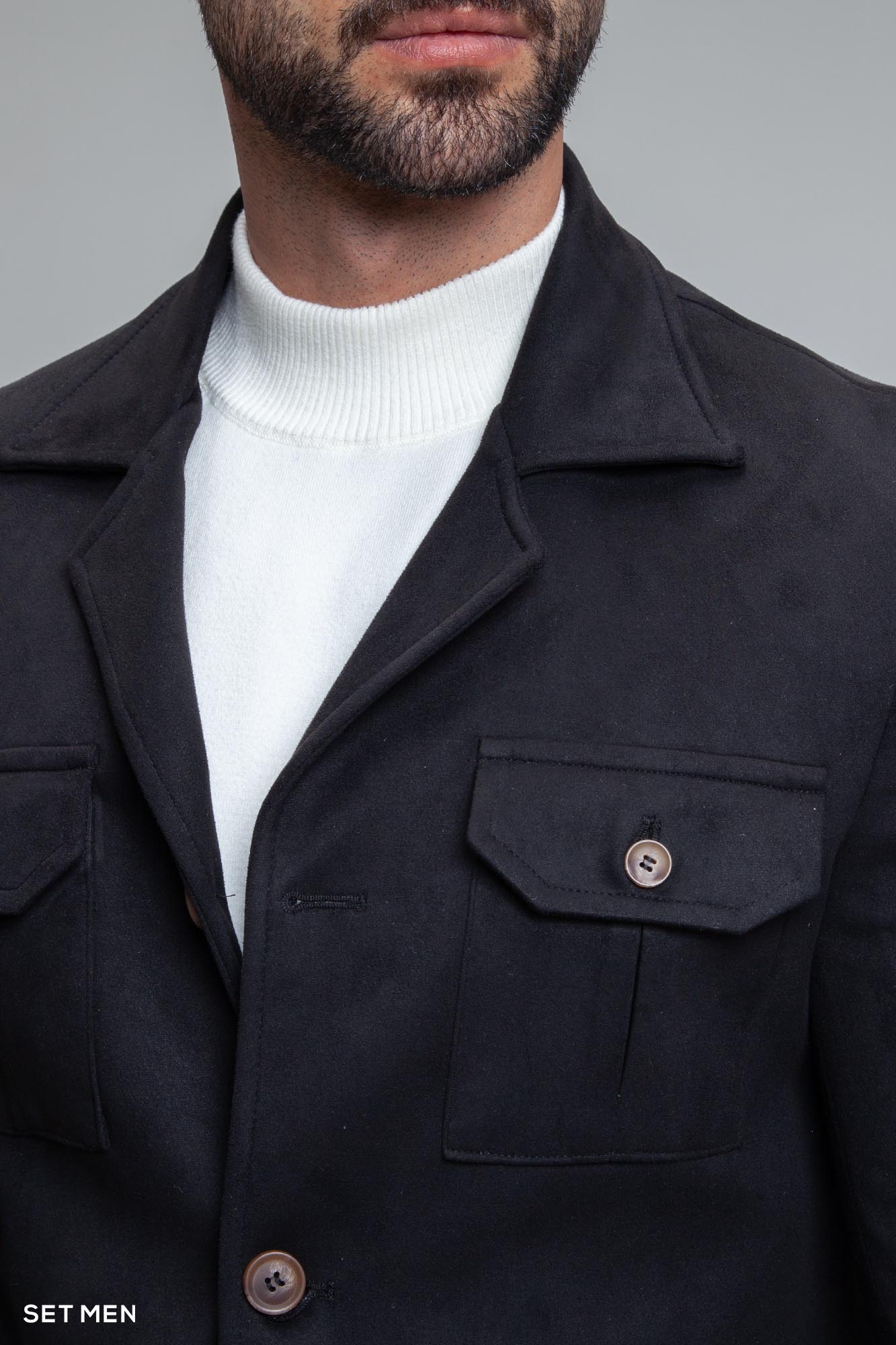 کت تک مردانه سافاری جیر