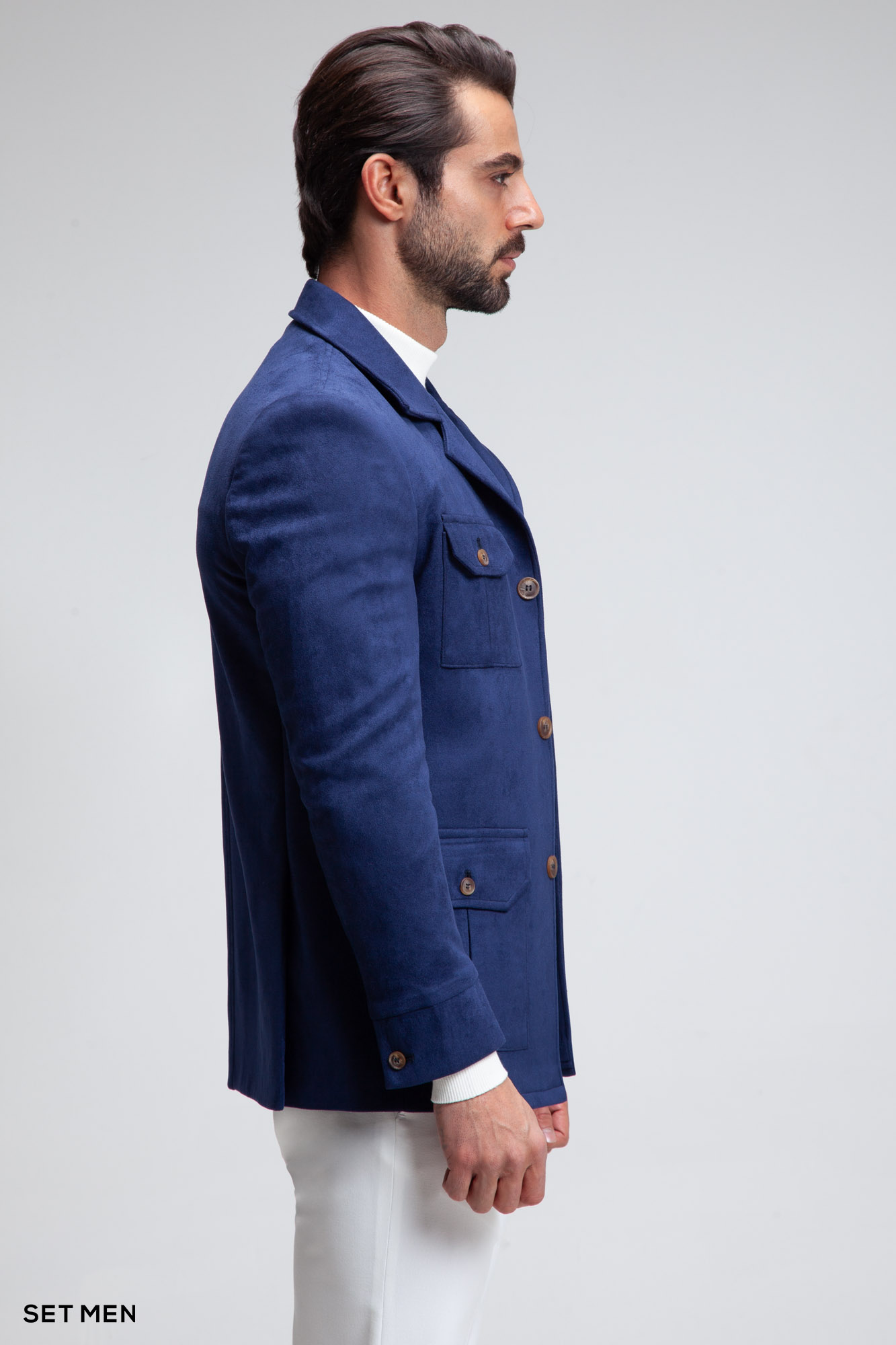 کت تک مردانه سافاری جیر