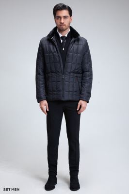 کاپشن کتی یقه خز دار