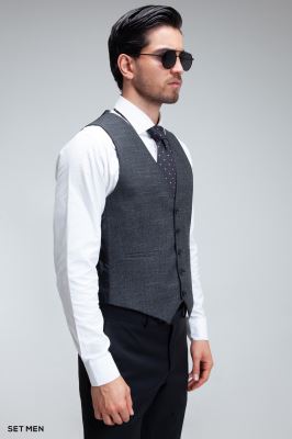 کت و شلوار مردانه سه تکه ژیله دورو