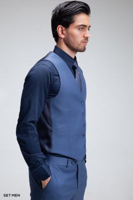 کت و شلوار مردانه سه تکه ژیله دورو