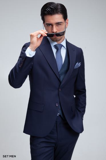 کت و شلوار مردانه سه تکه ژیله دورو