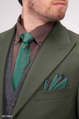 کت و شلوار مردانه سه تکه ژیله دورو