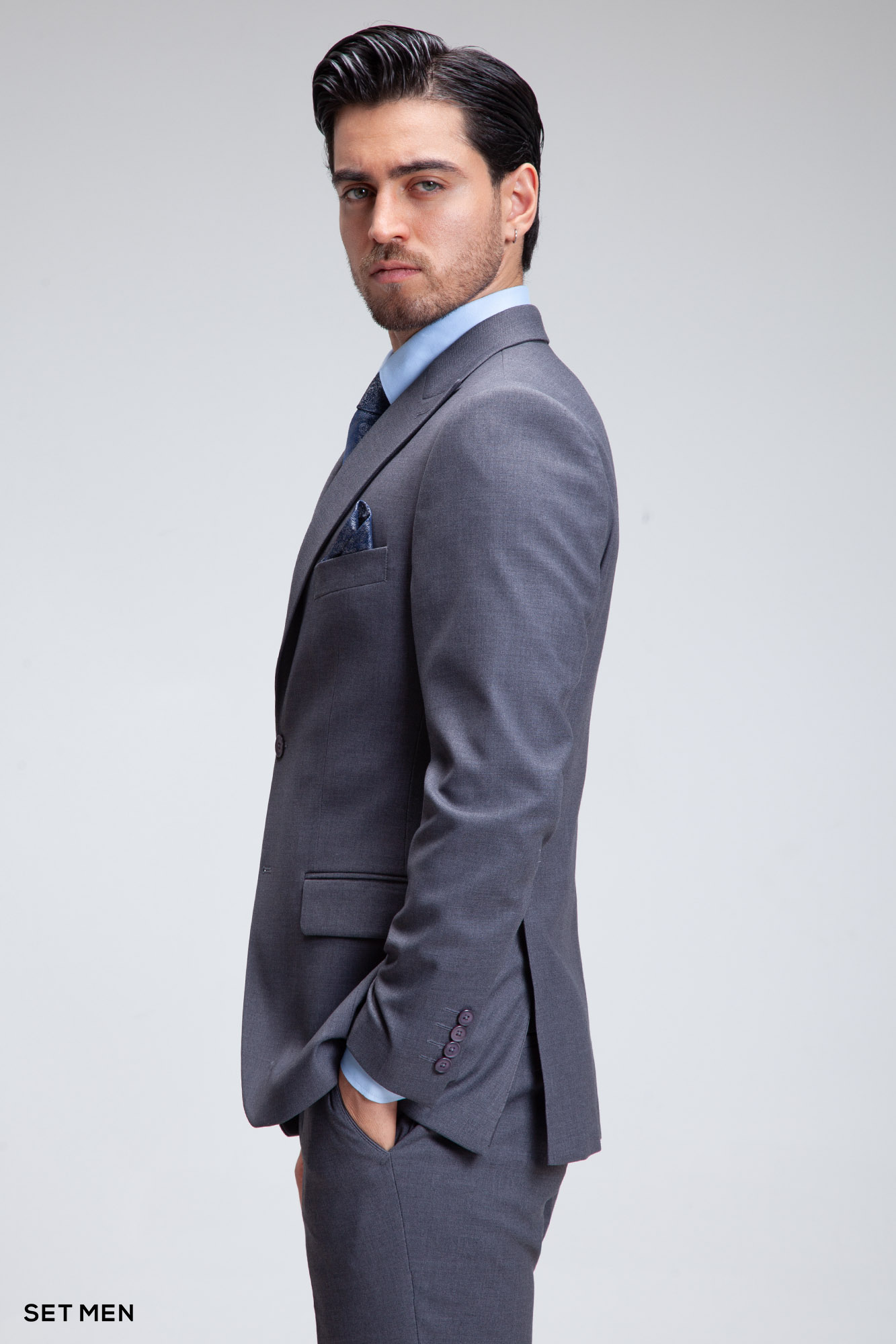 کت و شلوار مردانه سه تکه ژیله دورو