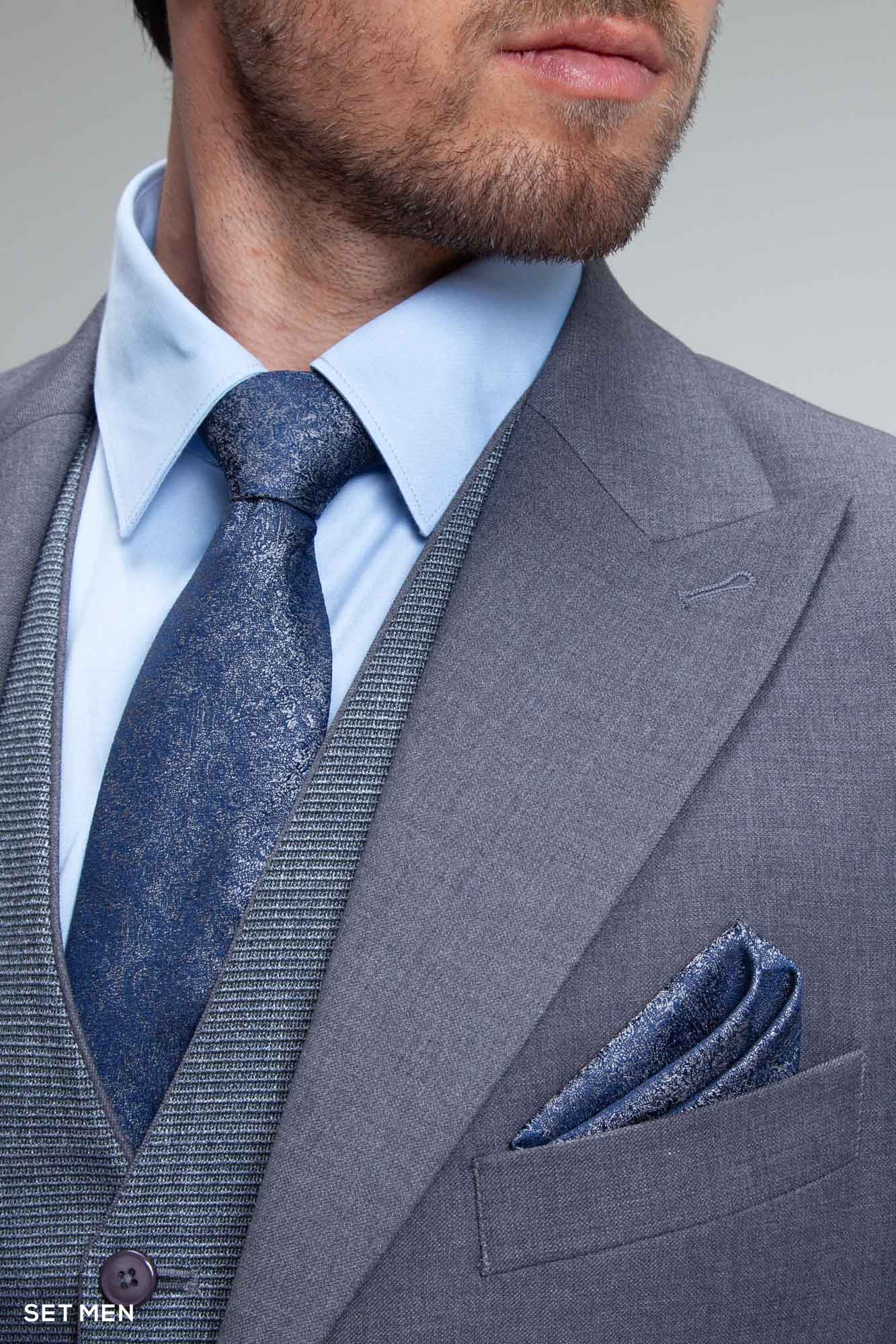 کت و شلوار مردانه سه تکه ژیله دورو