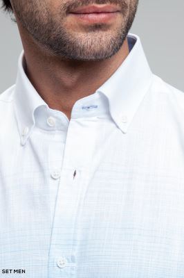 پیراهن مردانه لینن NATURAL TOUCH