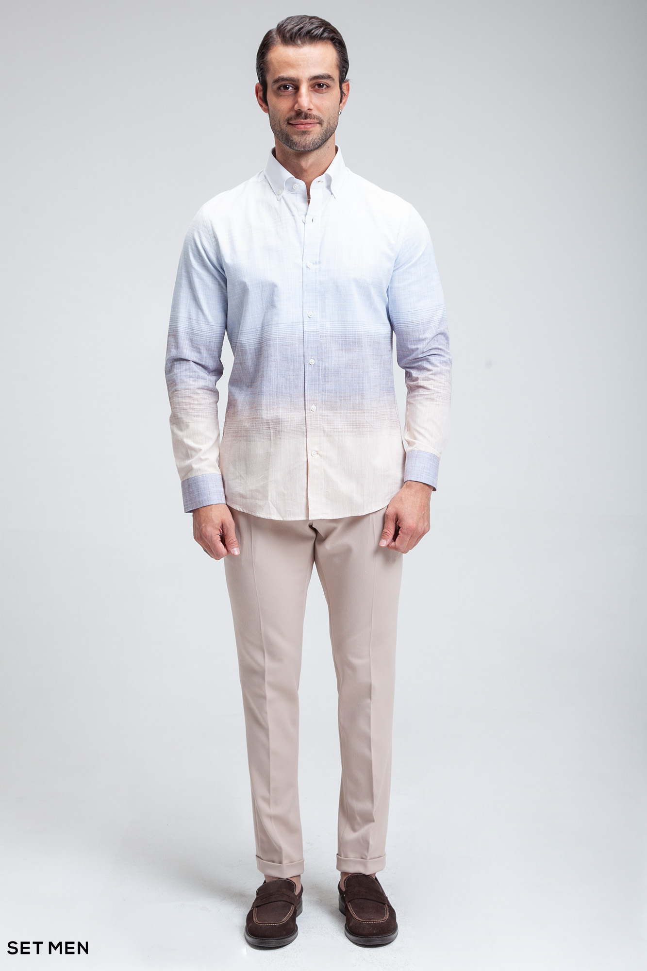 پیراهن مردانه لینن NATURAL TOUCH