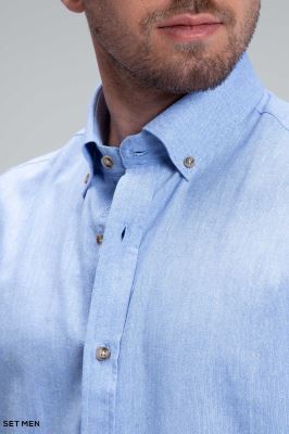 پیراهن مردانه آستین کوتاه لینن