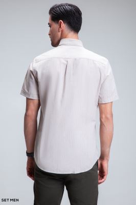 پیراهن مردانه آستین کوتاه لینن