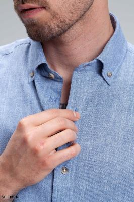 پیراهن مردانه آستین کوتاه لینن