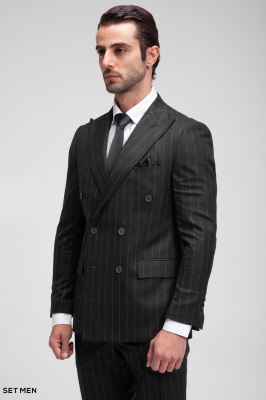 کت و شلوار مردانه شش دکمه دیپلمات