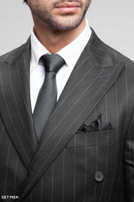 کت و شلوار مردانه شش دکمه دیپلمات