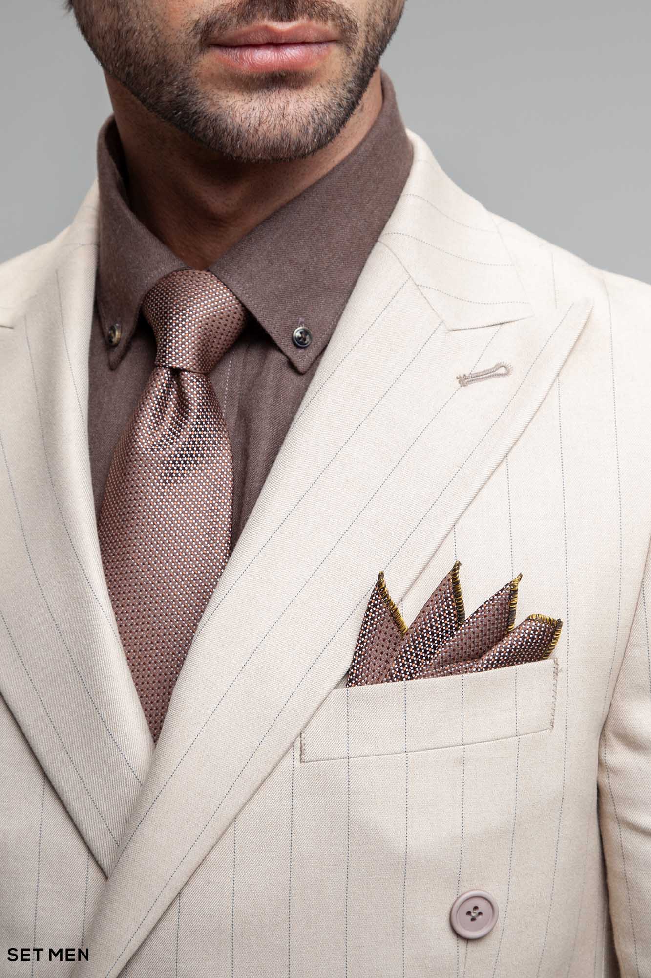 کت و شلوار مردانه شش دکمه دیپلمات