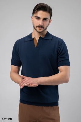 تیشرت یقه هفت بافت اولد مانی