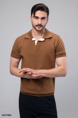 تیشرت یقه هفت بافت اولد مانی