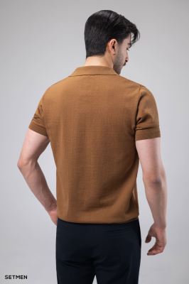 تیشرت یقه هفت بافت اولد مانی