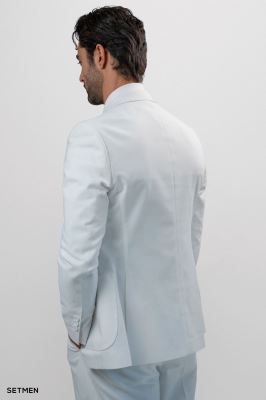 کت تک مردانه نیم آستر جیب پاکتی