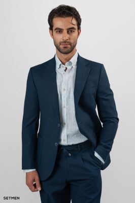 کت تک مردانه نیم آستر جیب پاکتی