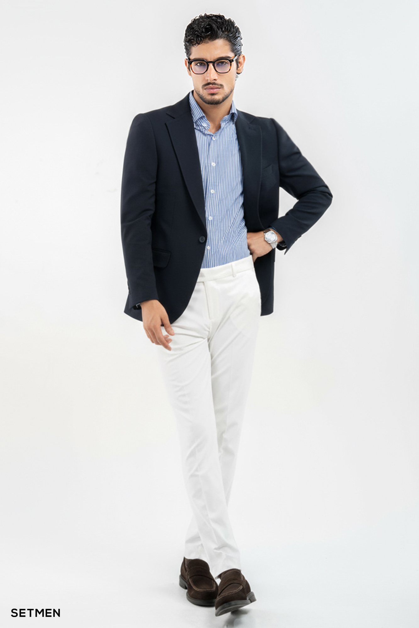 کت تک مردانه یقه انگلیسی