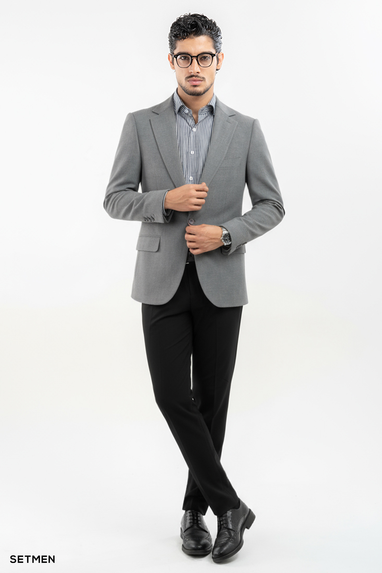 کت تک مردانه یقه انگلیسی