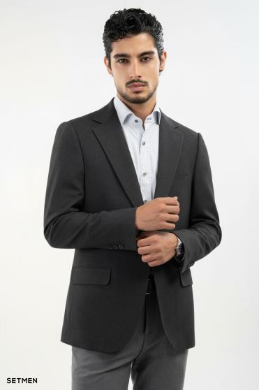 کت تک مردانه یقه انگلیسی