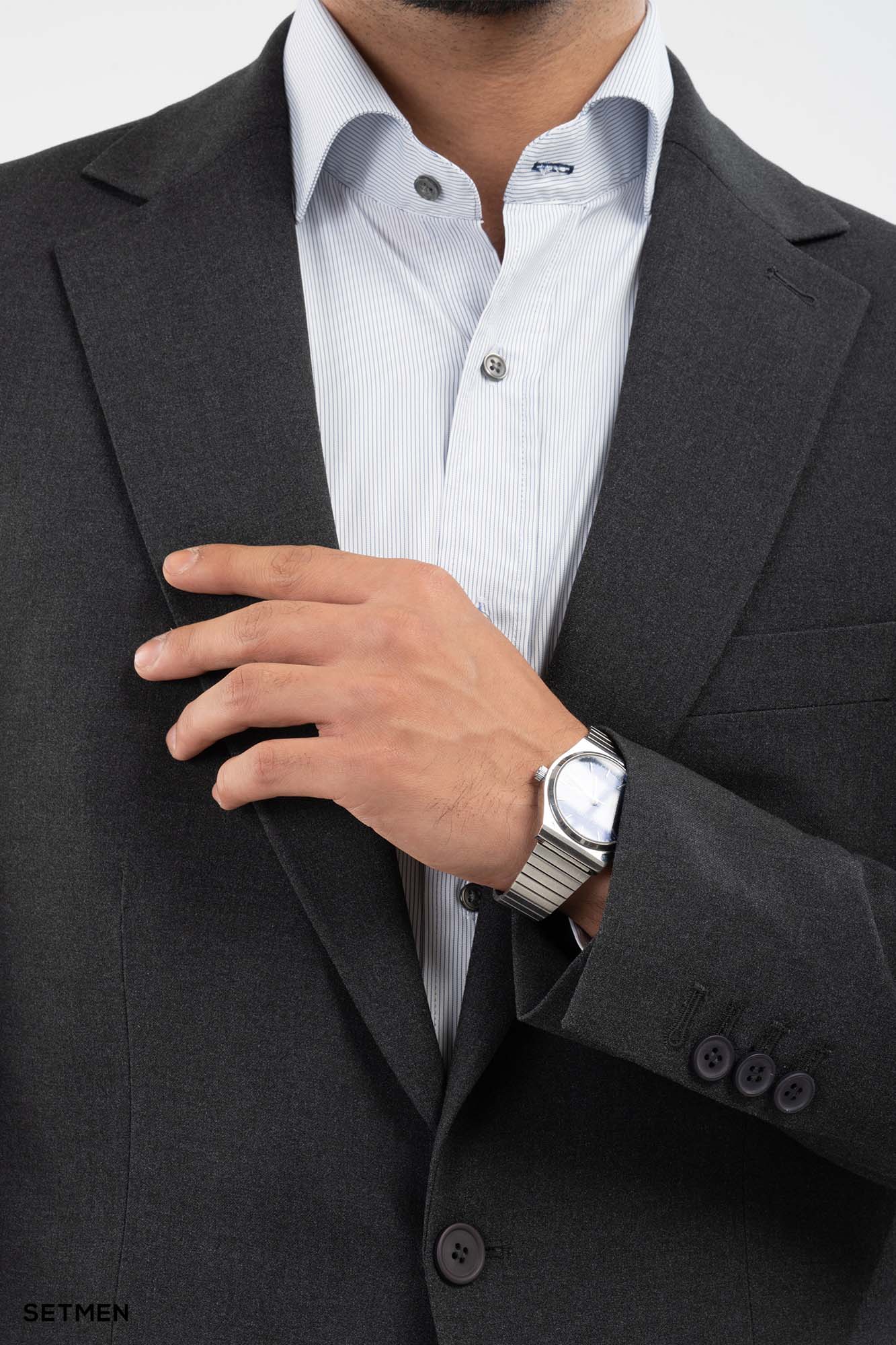 کت تک مردانه یقه انگلیسی