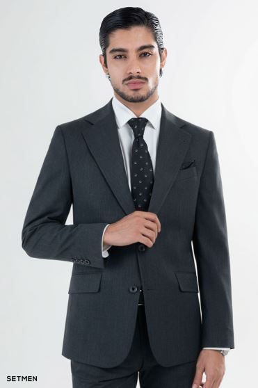 کت و شلوار مردانه دو تکه یقه انگلیسی