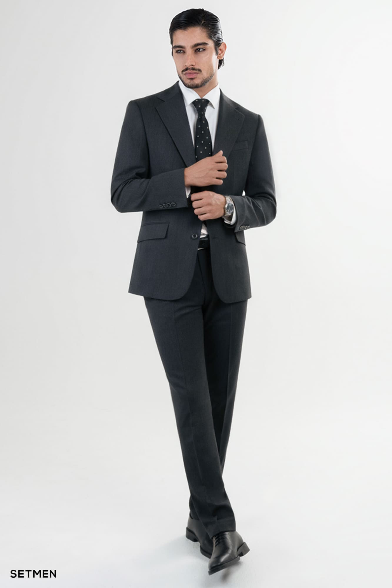 کت و شلوار مردانه دو تکه یقه انگلیسی