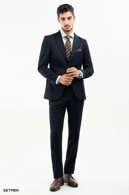 کت و شلوار مردانه دو تکه دو دکمه کلاسیک