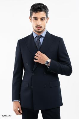 کت و شلوار مردانه دبل برست خاویاری