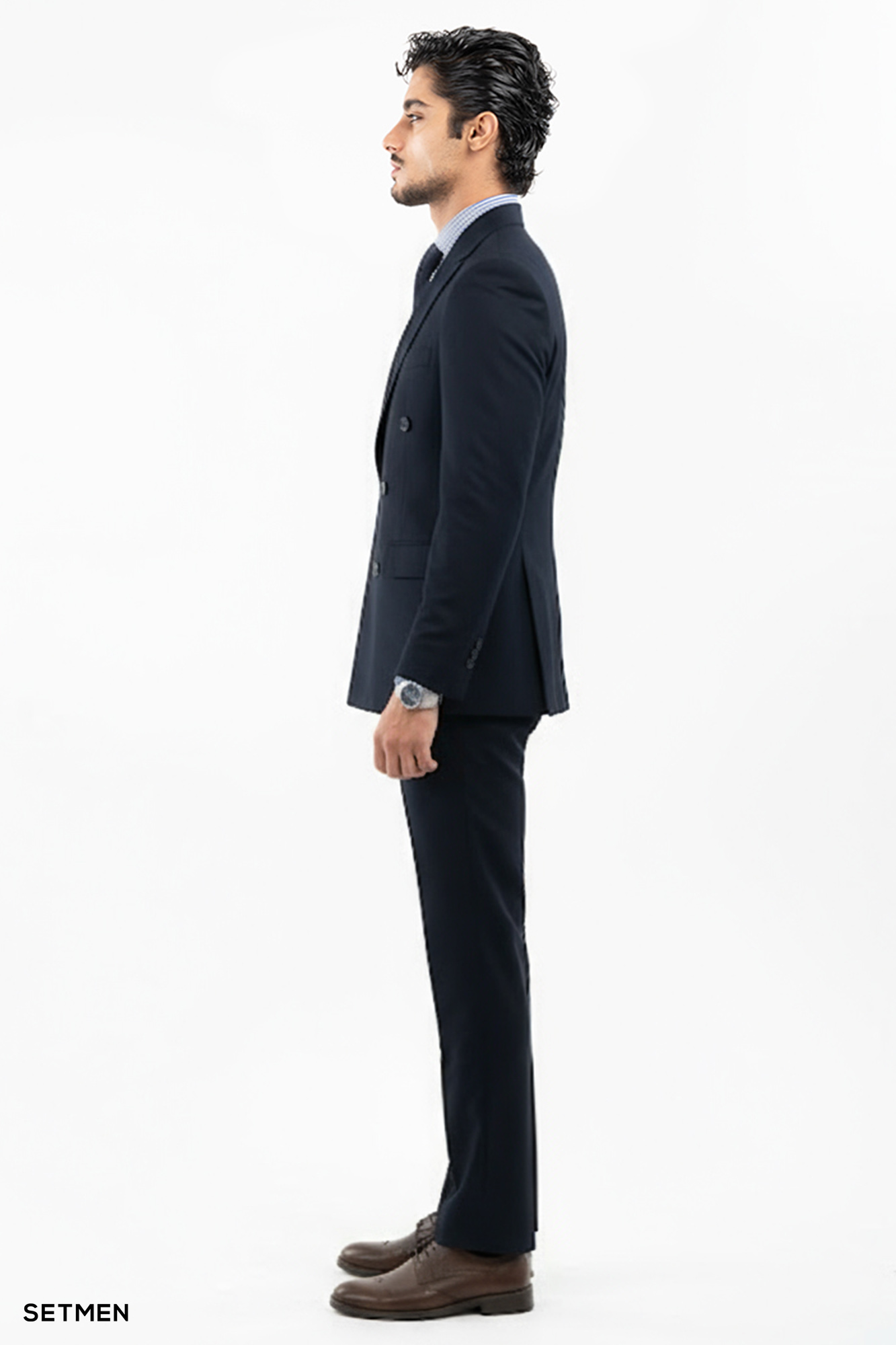 کت و شلوار مردانه دبل برست خاویاری