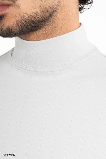 یقه اسکی مردانه آستین کوتاه