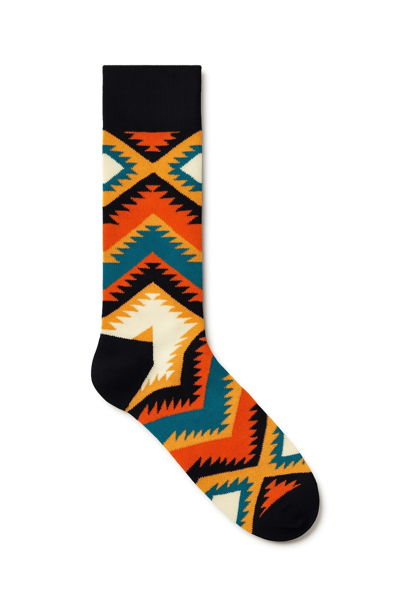 جوراب مردانه طرح دار