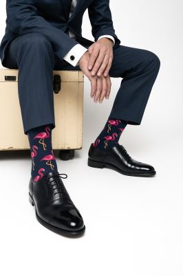 جوراب مردانه طرح دار