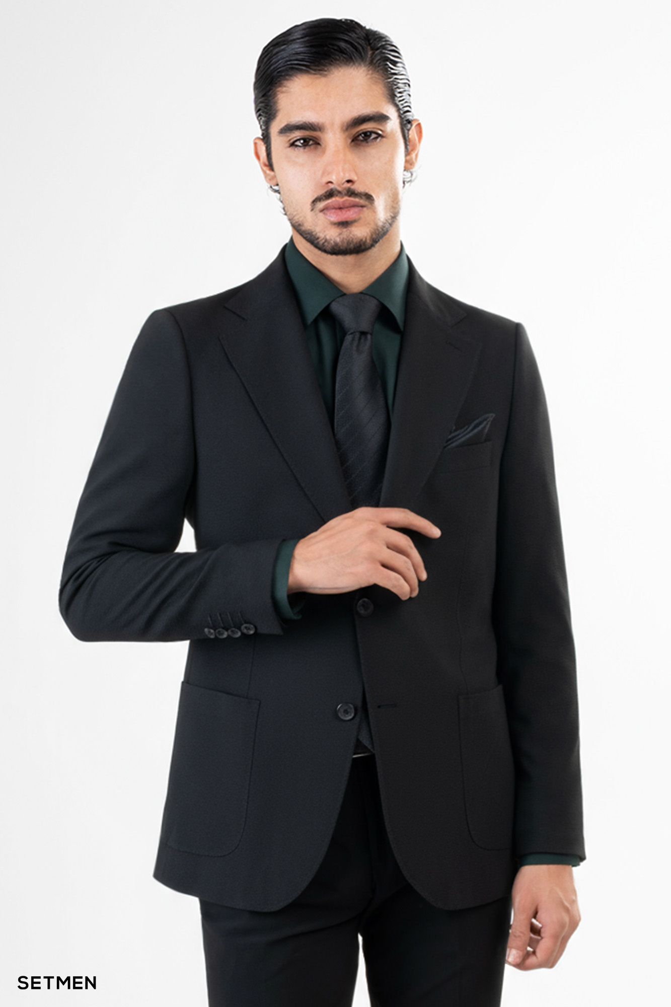 کت تک مردانه دو دکمه ساهارا